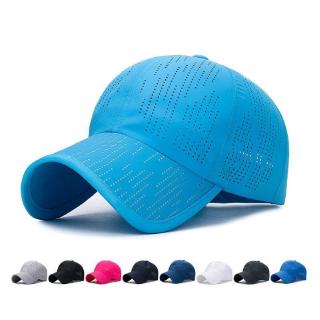 Image of Breathable Quick Dry Baseball Cap Mesh Sun Hat Golf Outdoor Hats For Men Women