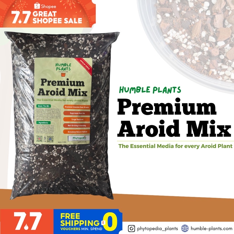 Premium Aroid Soil Mix by Humble Plants The Best Potting Soil Mix for