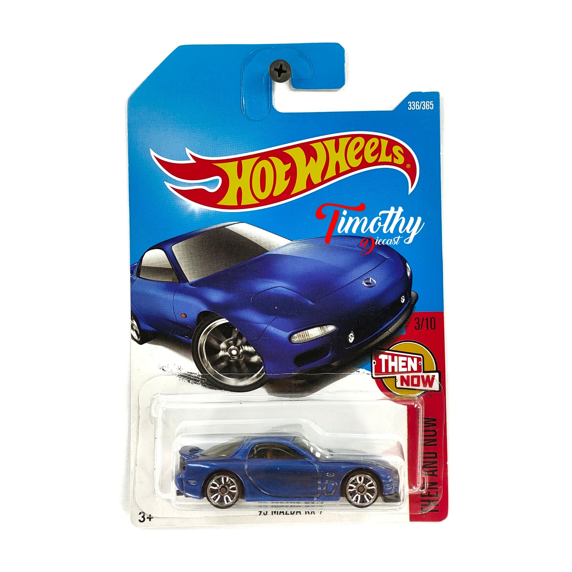 Hot Wheels 95 Mazda Rx 7 Dark Blue 