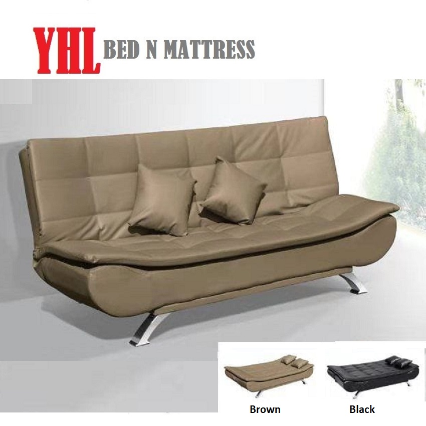 YHL Willy 3 Seater PU Leather Sofa Bed (Free Delivery And Installation