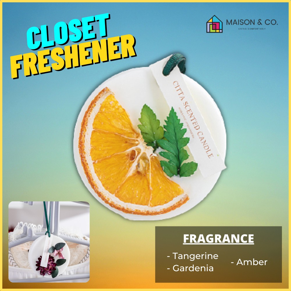 Natural Closet Air Fresheners Organic Aroma Floral Scent Bathroom