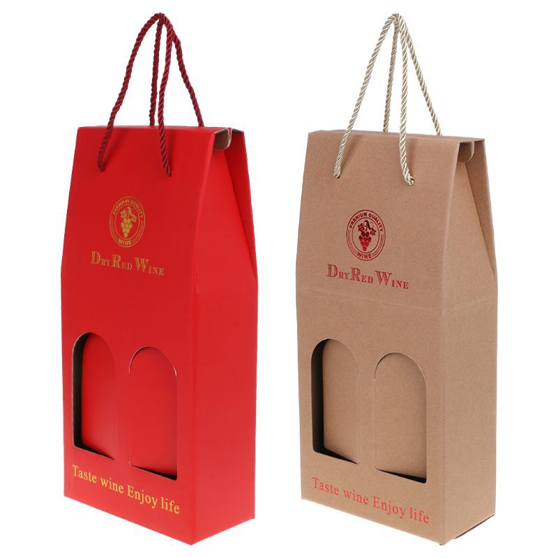 twin bottle gift bag