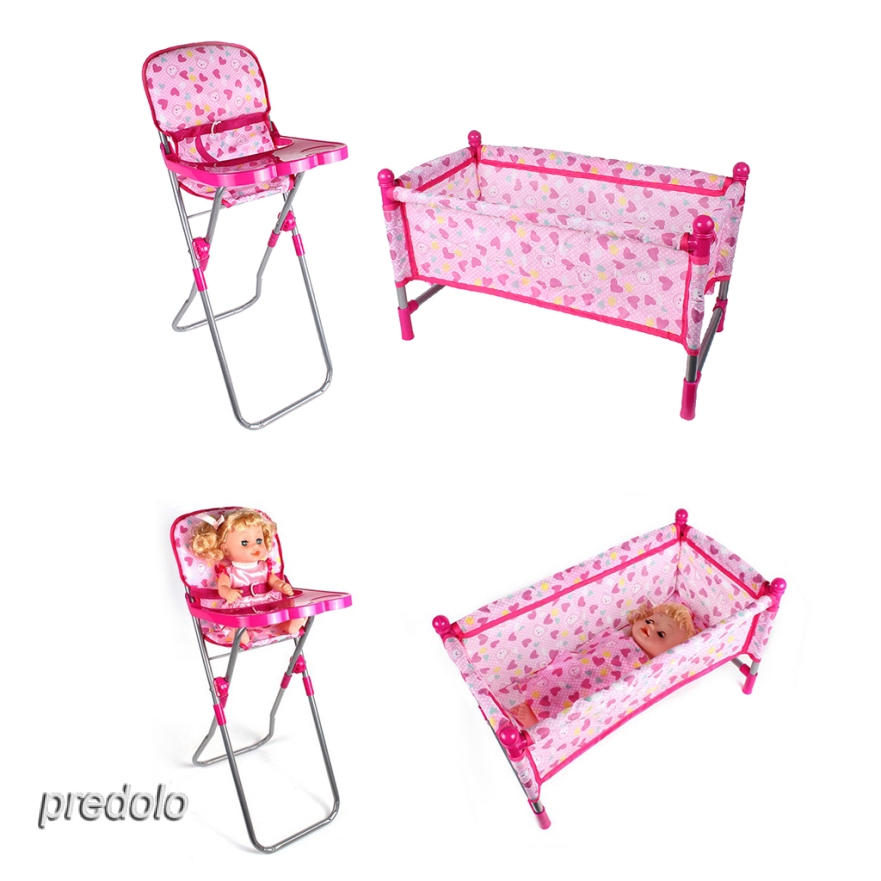 baby doll folding crib