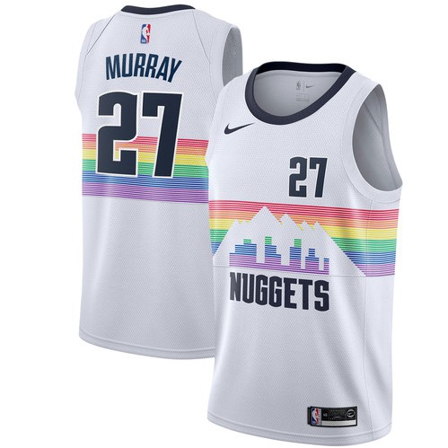 nuggets jersey white