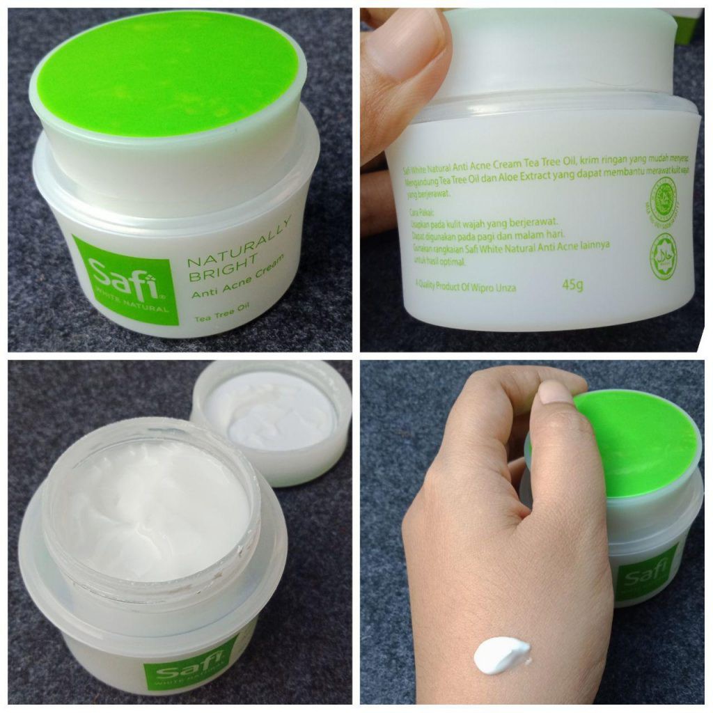 safi acne cream tea tree oil