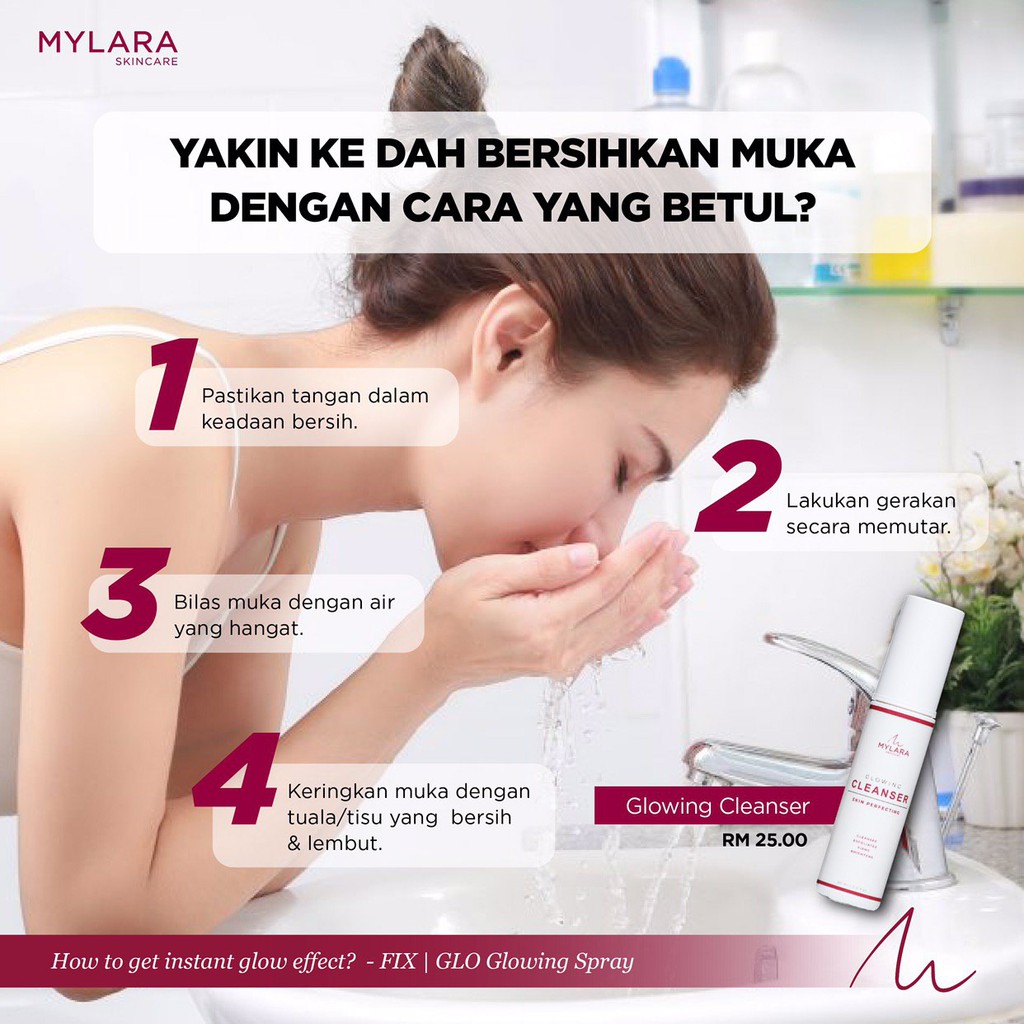 Mylara Skincare Glowing Cleanser Shopee Singapore
