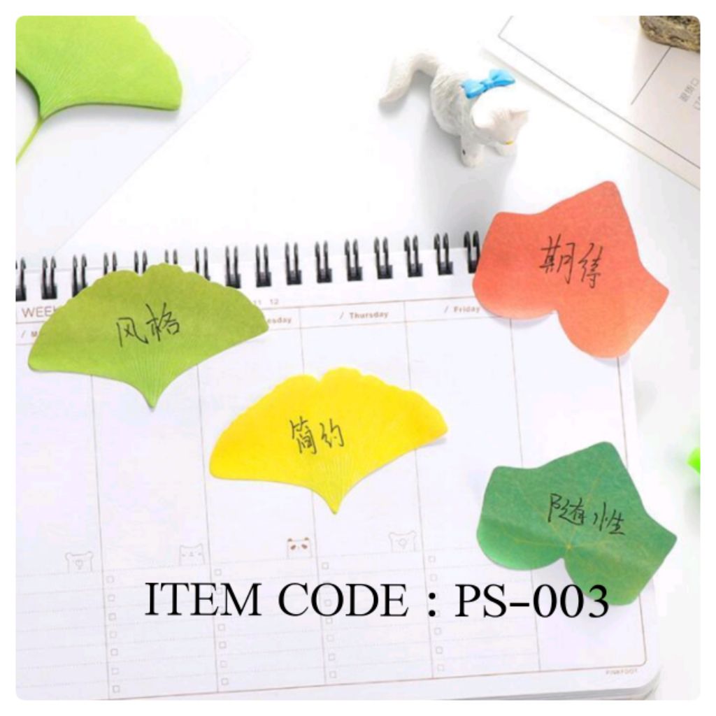 leaf post it notes