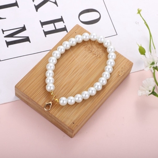 Image of thu nhỏ KING 5Pcs Faux Pearl Wristlet Chain Strap for Wallet White Pearls Wristlet Lanyard Keychain Hand Straps Kit For Purse Keys #8