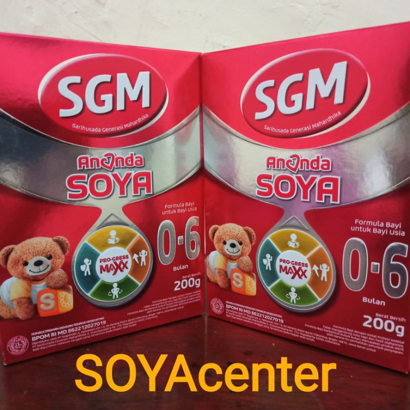 Sgm Soya Ananda 0 6 Months 200 Grams Shopee Singapore