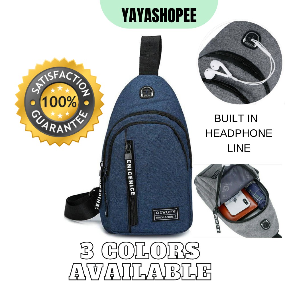 Ready Stock Beg Silang Lelaki Beg Sandang Lelaki Crossbody Beg Galas Posh Bag Shopee Singapore