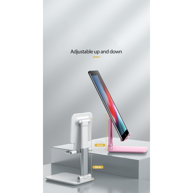 【SG READY STOCK】Upgrade Metal Phone Stand Tablet Mobile Handphone Holder Storage Folding Desktop Mini Holder