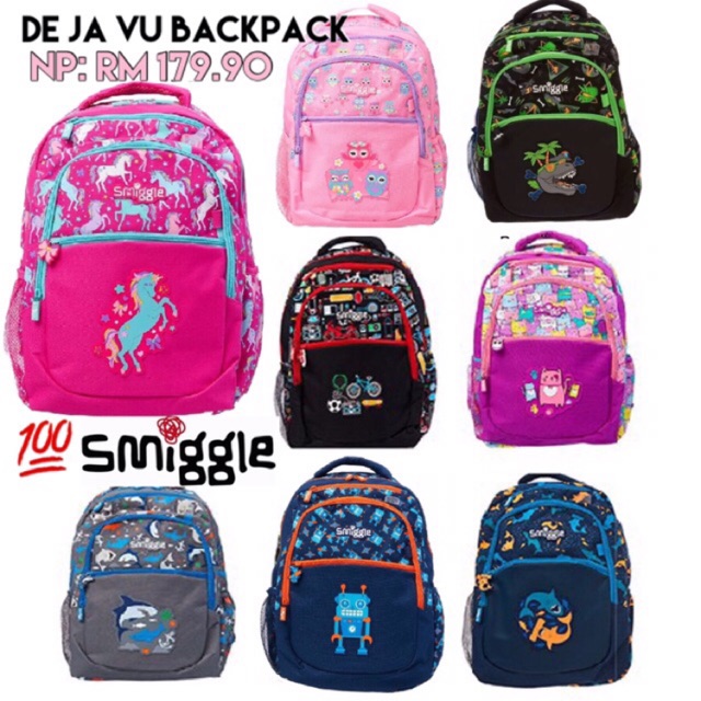 smiggle beg sekolah