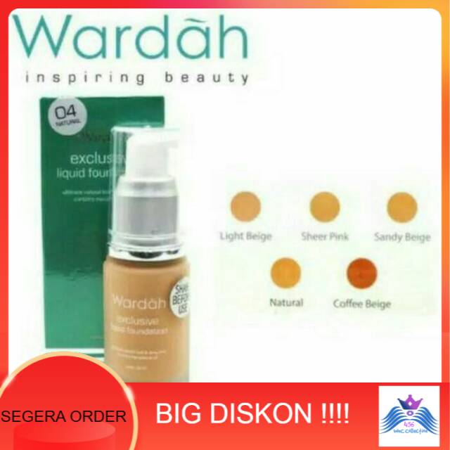 sandy beige wardah foundation