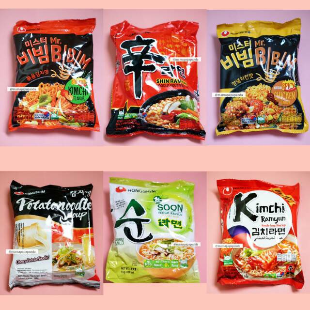 halal-nongshim-shin-ramyun-veggie-potato-noodle-soup-bibim-chicken