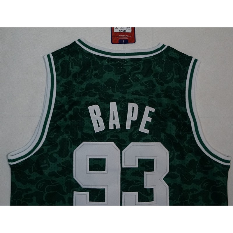 Nba Basketball Game Bape X Celtic Retro Jersey Shopee Singapore