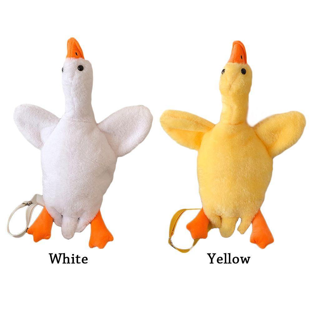 OKDEAL Shoulder Bag Cute Yellow Duck Plush Toy Cross-body Bag