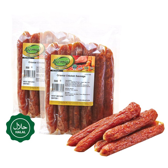 Kizmiq Oriental Chicken Sausage [Bundle of 2] Halal Shopee Singapore