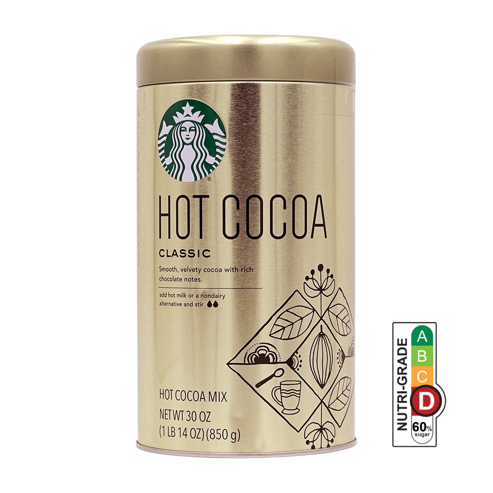 1 / 2 pack[Starbucks] Hot Cocoa Classic, 30 oz 850 g | Shopee Singapore