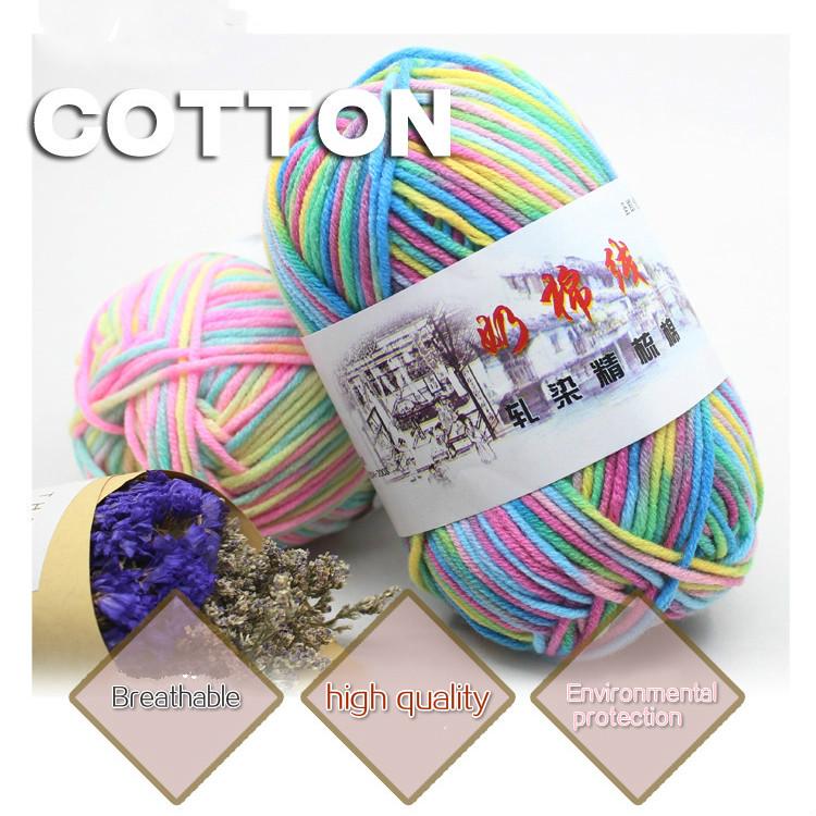 Color Milk Cotton Thread 5 Strands Infant Baby Children's Velvet ...