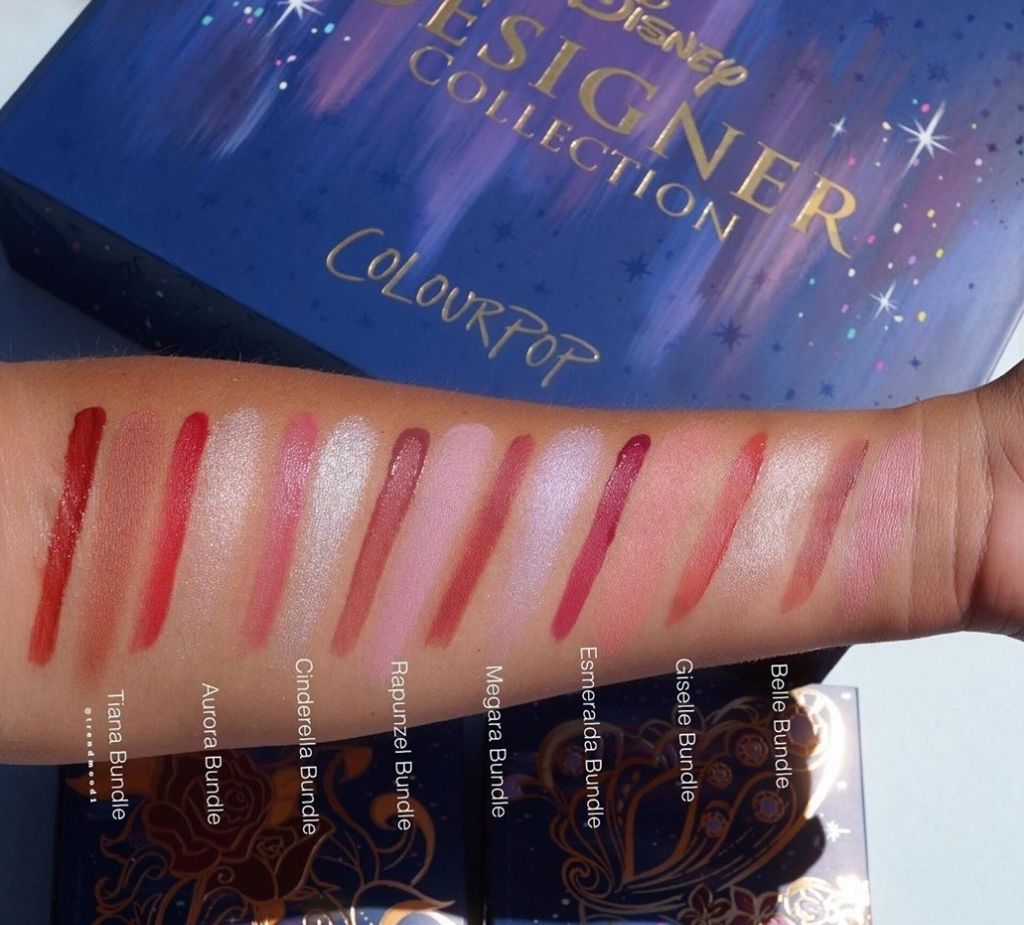 Colourpop X Disney Princess Midnight Masquerade Collection