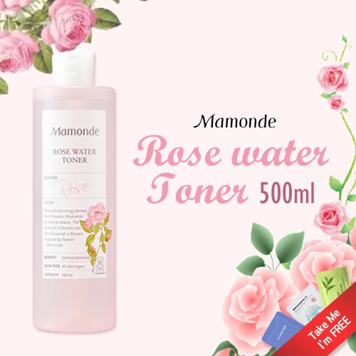 mamonde rose water toner 500ml