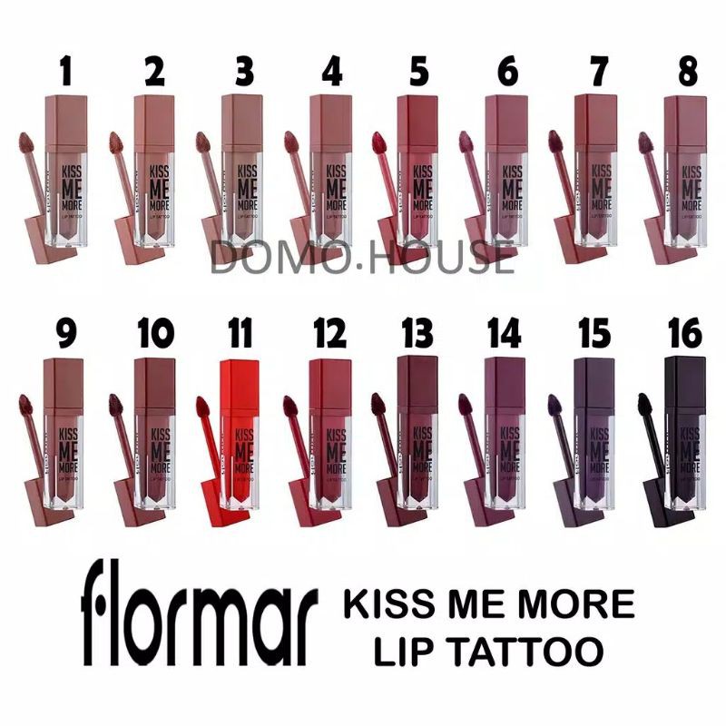 Flormar kiss me more lip Tattoo | Shopee Singapore