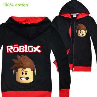 Ready Stocks Roblox Teens Zipper Cardigan Coat Boys Jacket Children S Clothing Shopee Singapore - red cardigan roblox