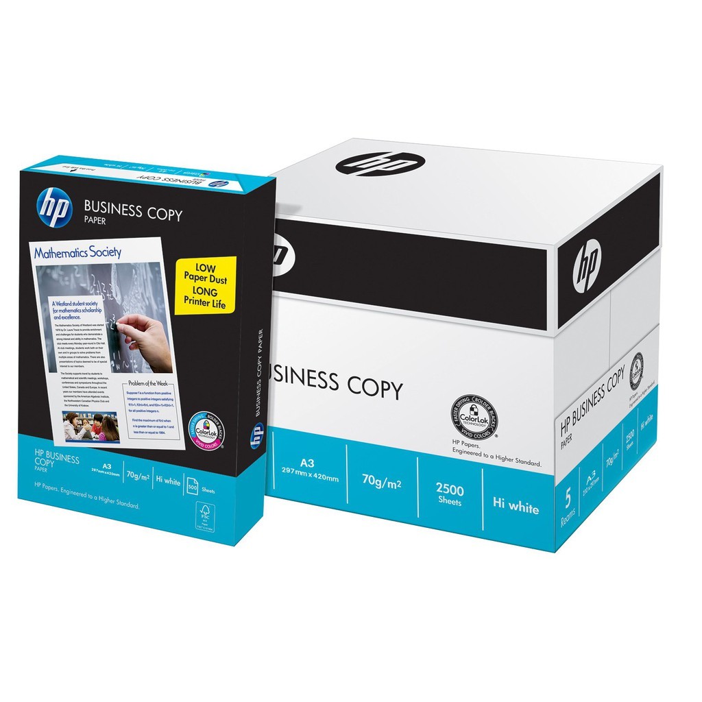 (Bundle of 5) HP Business Copier Paper A4 70Gsm Shopee Singapore