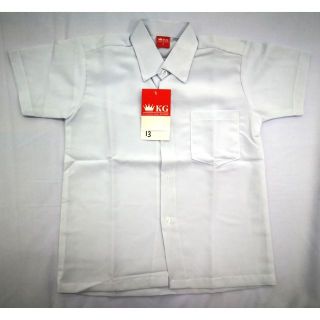  Baju Kemeja Putih Sekolah  Lengan Pendek KG KAIN LICIN 