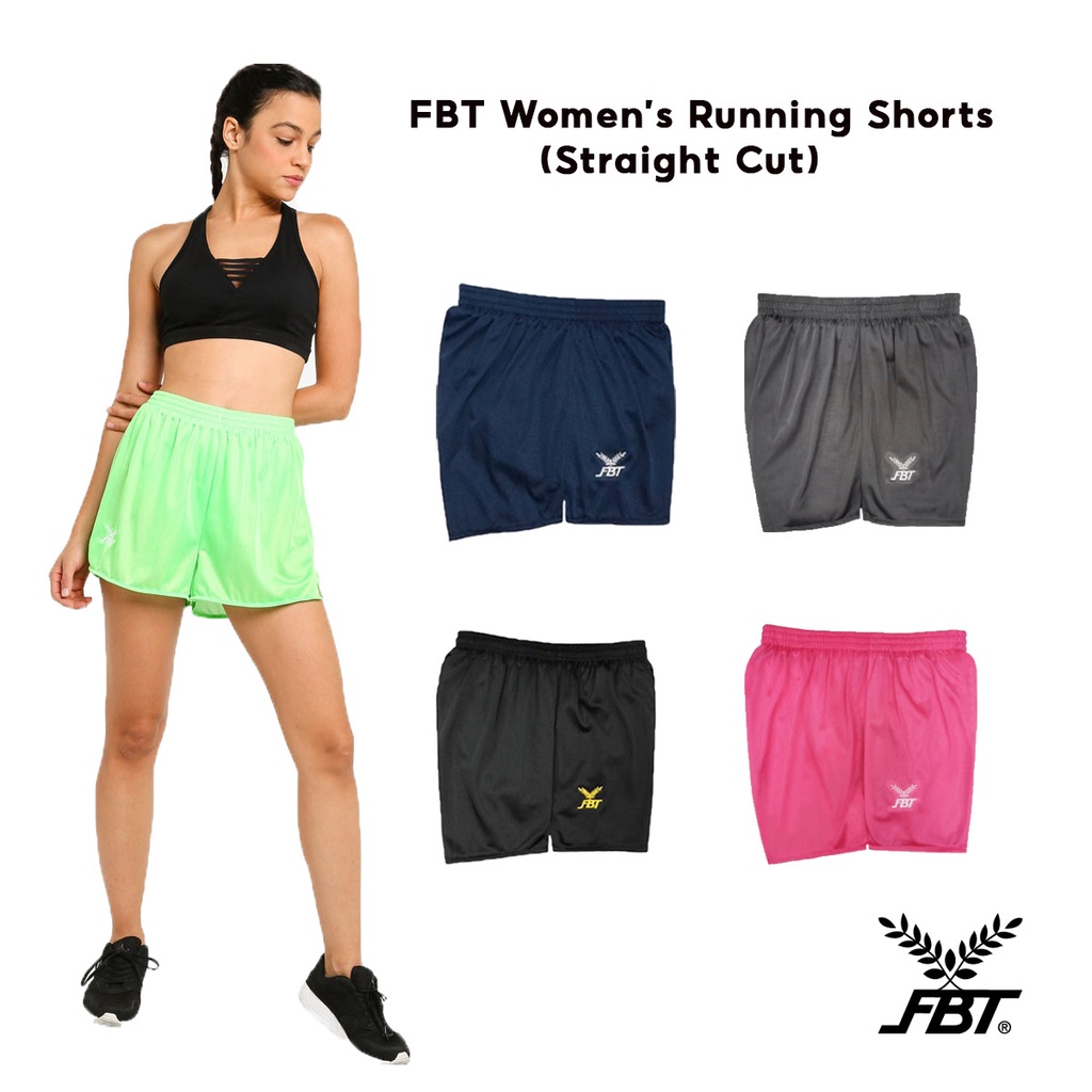 FBT Women's Running Shorts Straight Cut #011C/#011B | Shopee Singapore