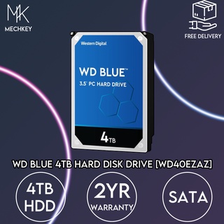 WD Blue 4TB HDD 3.5” SATA Internal Hard Disk Drive 6GB/S 256MB Cache [WD40EZAZ]