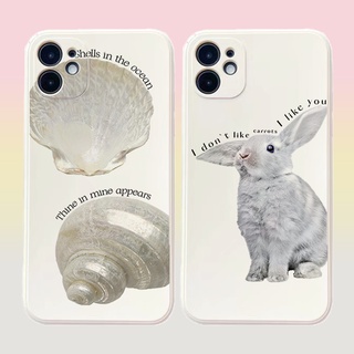 Rabbit Phone Case Animal Nordic Ins Style Shell 13promax/11/12/13 And Other Models/Liquid Silicone 2023