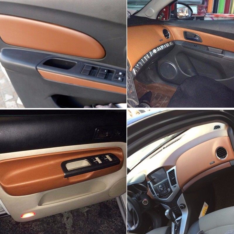 Vehicle Parts Accessories Leather Texture Vinyl Sticker