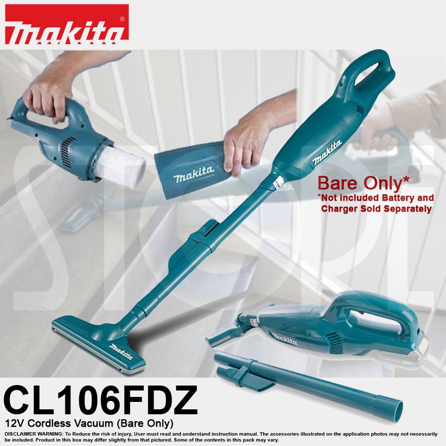 Makita CL106FDZ 12V Cordless Vacuum (Bare Only) Shopee Singapore