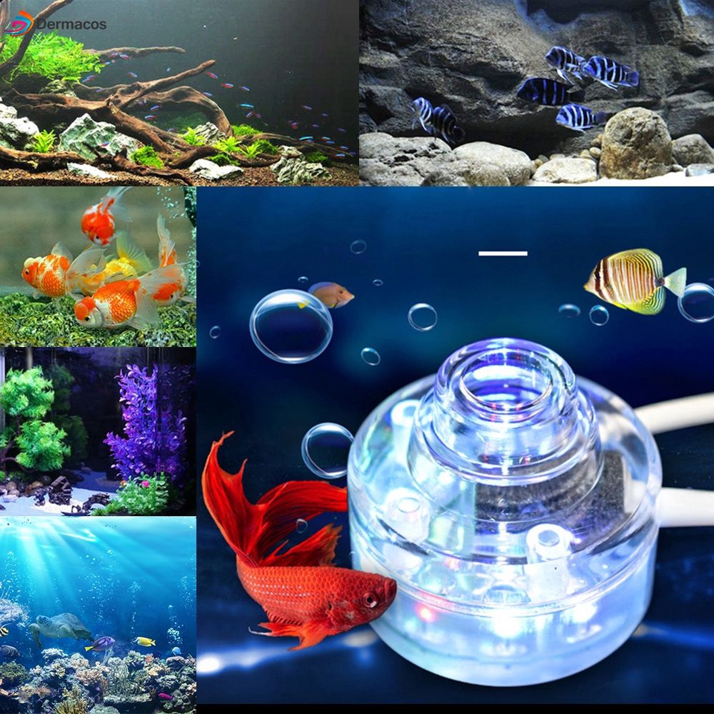 In Stock Aquarium Decorations Fish Tank Lamp Led Diving