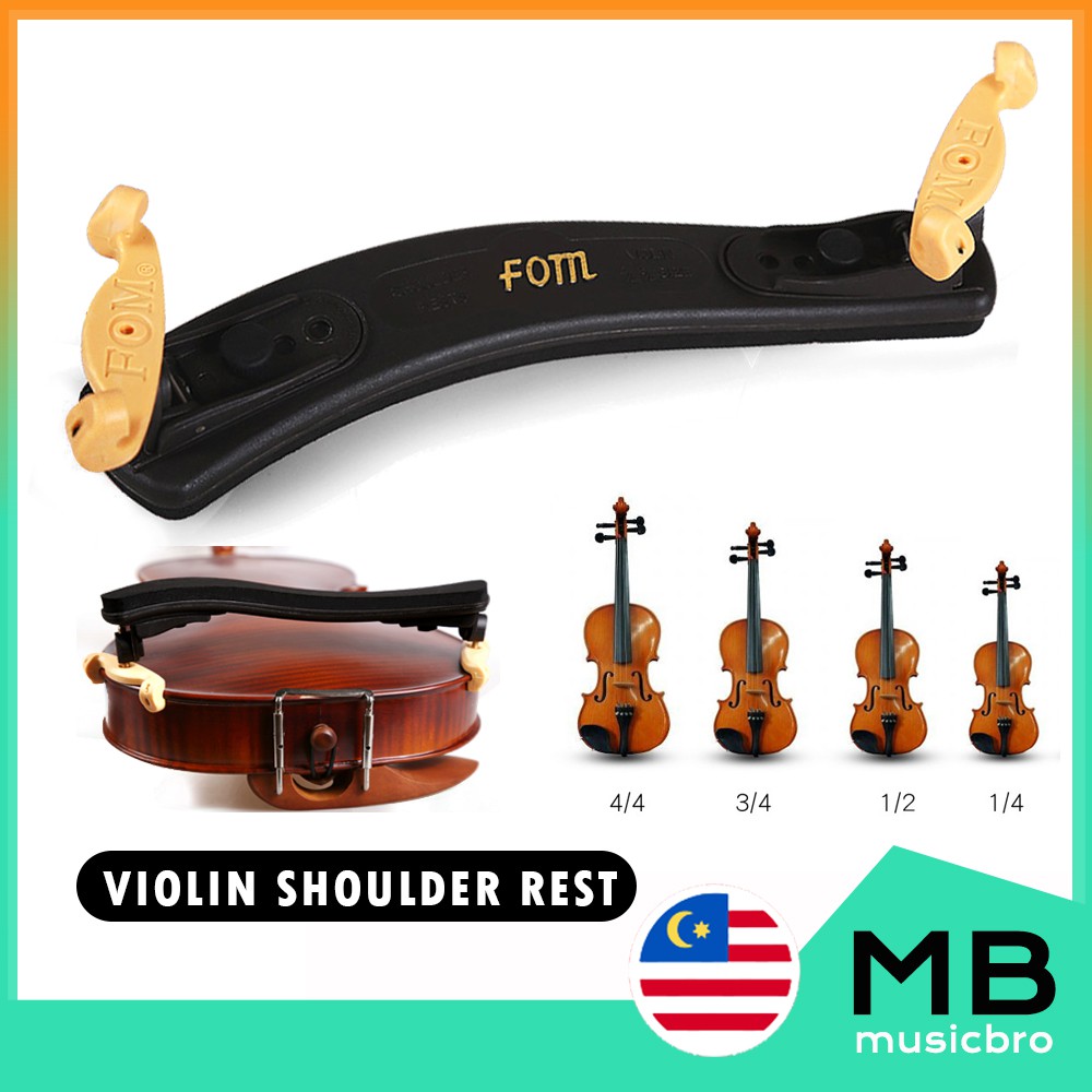 FOM Violin Shoulder Rest KPE Violin Shoulder Rest Size 4/4, 3/4, 1/2, 1