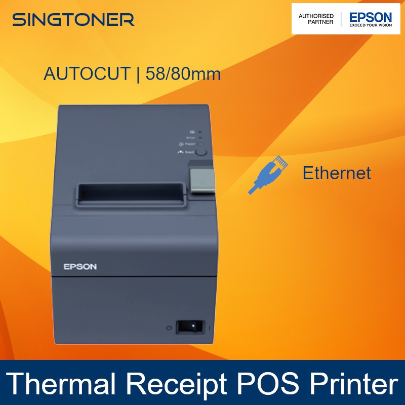 Original Epson Tm T82 Tm T82x Thermal Pos Receipt Printer Shopee Singapore 2532