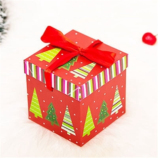 3 PCS Premium Large Christmas Eve Gift Box With Lid Ribbon Xmas Present Wrapping 