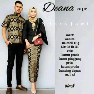  TREND DEANA CAPE COUPLE KEBAYA  BATIK  SARIMBIT 