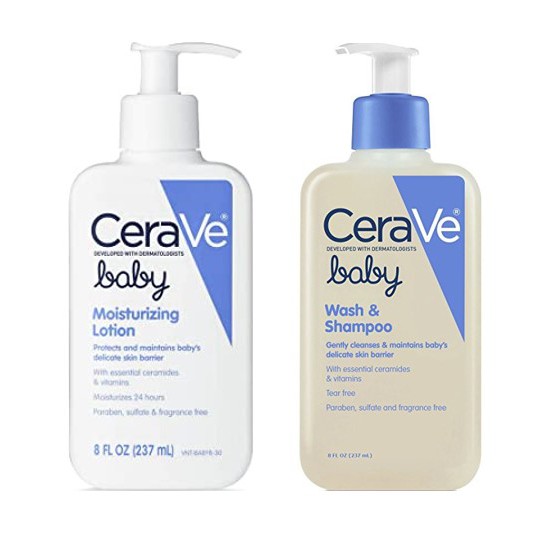 cerave baby wash and shampoo