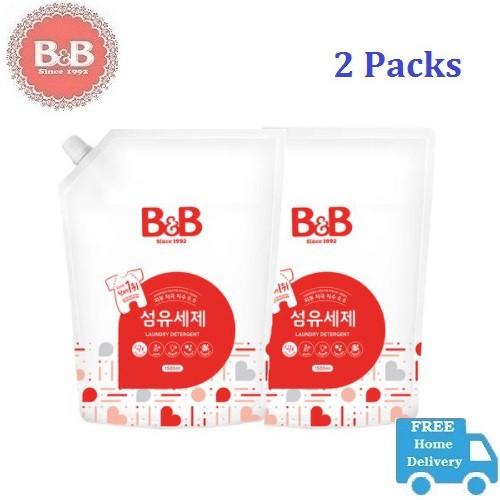 Korea B&B Laundry Baby Detergent for Infant,Natural Liquid Cleaning