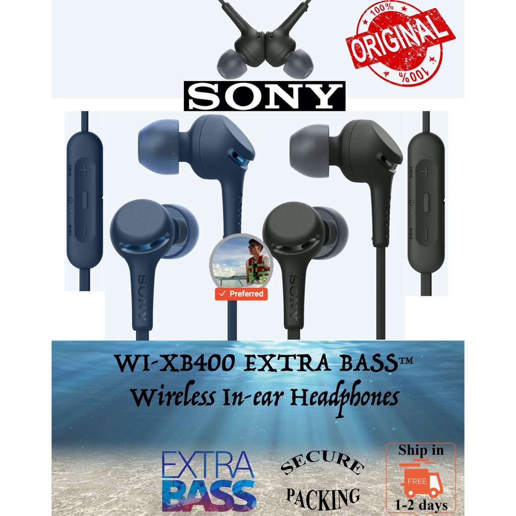 sony wi xb400 headphones