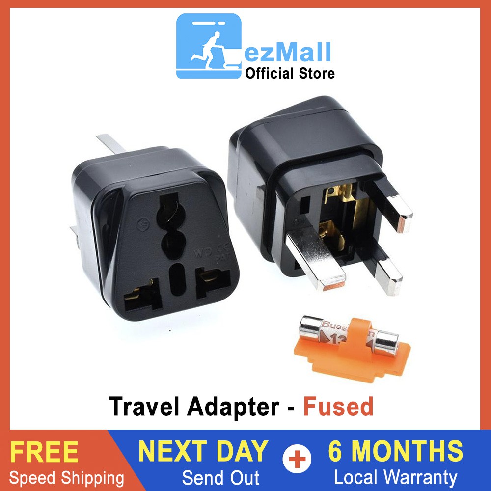 [SG Seller] Universal To UK SG 3Pin Plug Travel Adapter Adaptor With