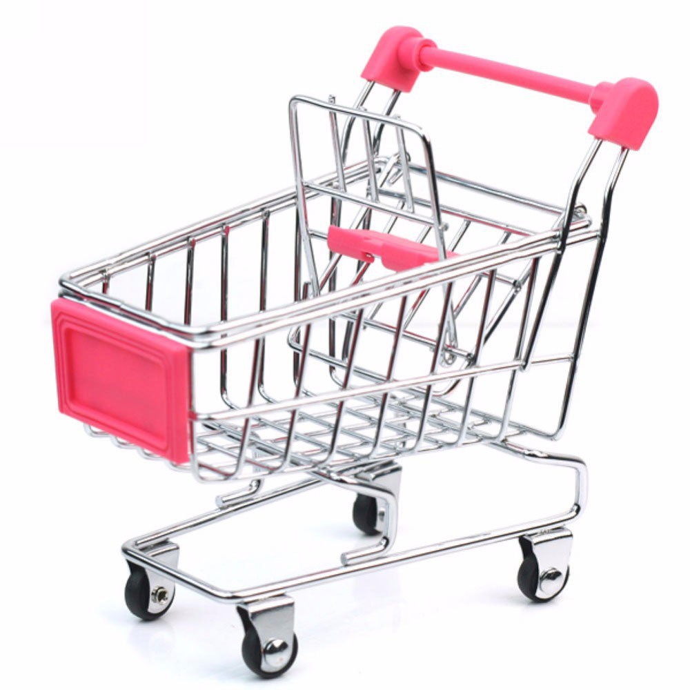 Hapy Shop Mini Supermarket Handcart 3 Packs Mini Shopping Cart
