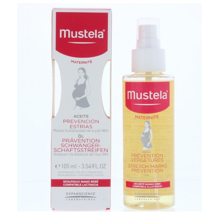 mustela maternite stretch marks prevention oil