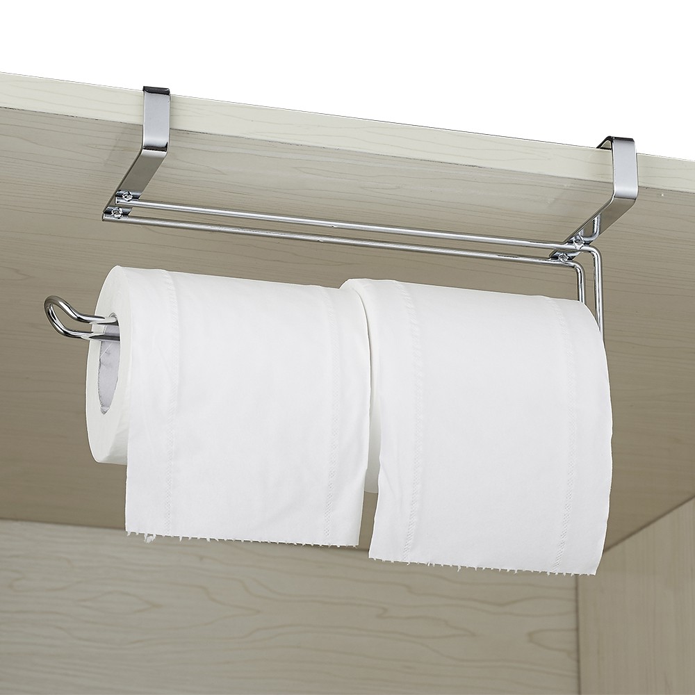 Stainless Steel Toilet Paper Towel Holder Rack Kitchen Roll Holder