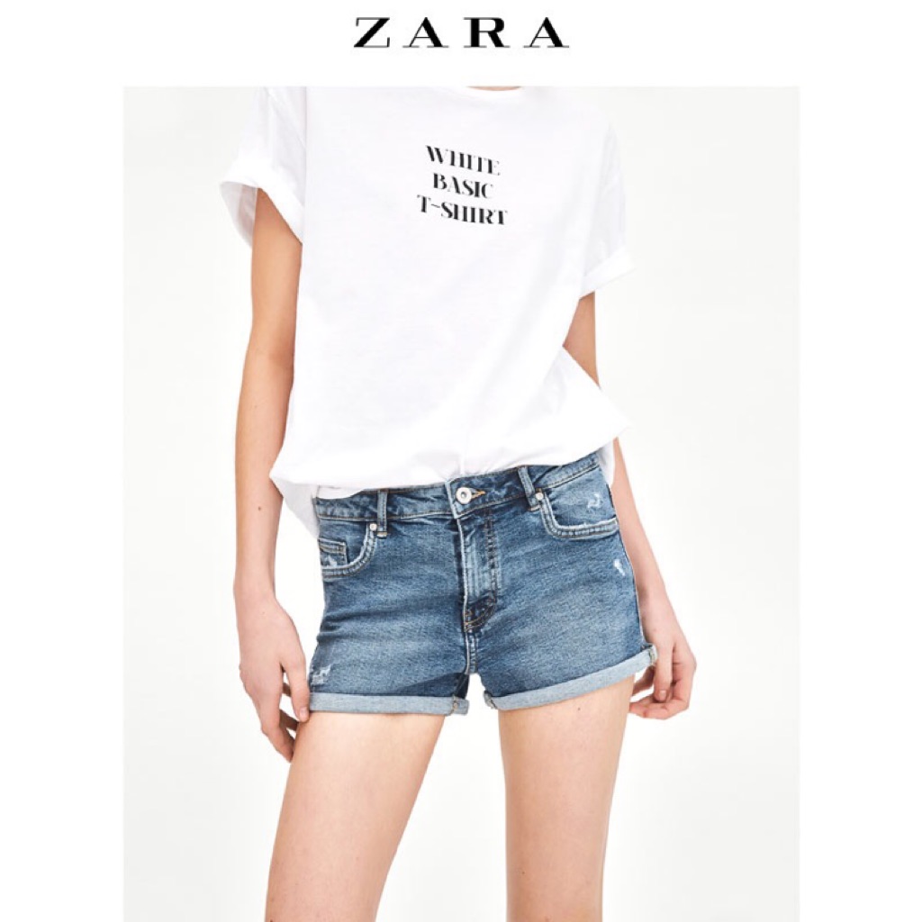 zara jeans shorts