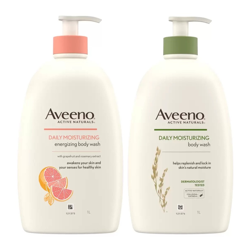 Aveeno Body Wash 1L ( Oatmeal / Grapefruit ) Shopee Singapore