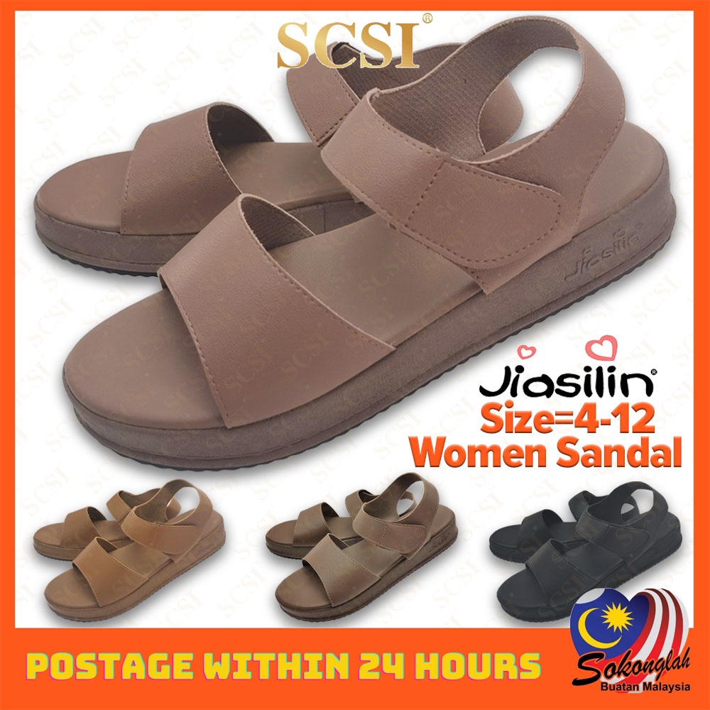 Shop Malaysia Scsi Jiasilin Sandal Women Plus Size Sandal Wanita Plus Size Sandal Women Sandal Perempuan Ymj1331 Shopee Singapore