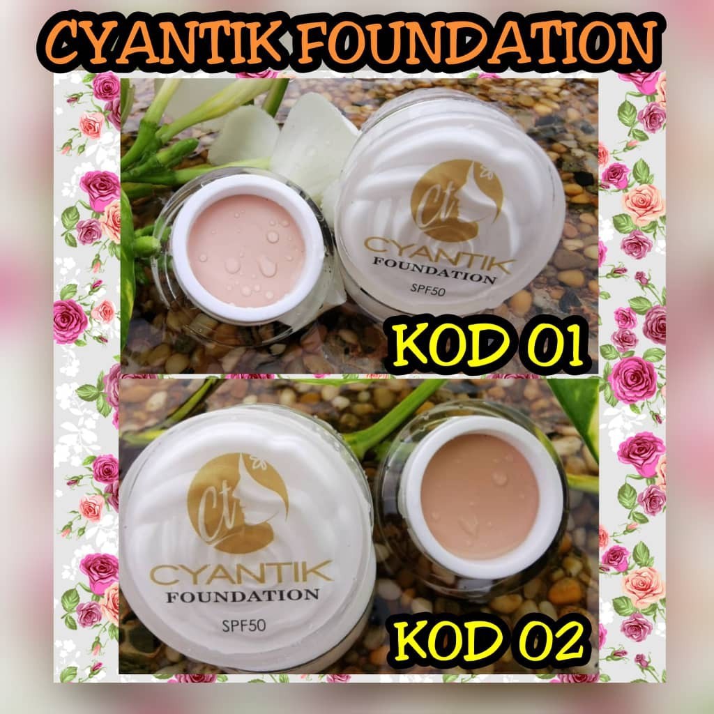 Foundation Kalis Air Spf 50 Cyantik Shopee Singapore